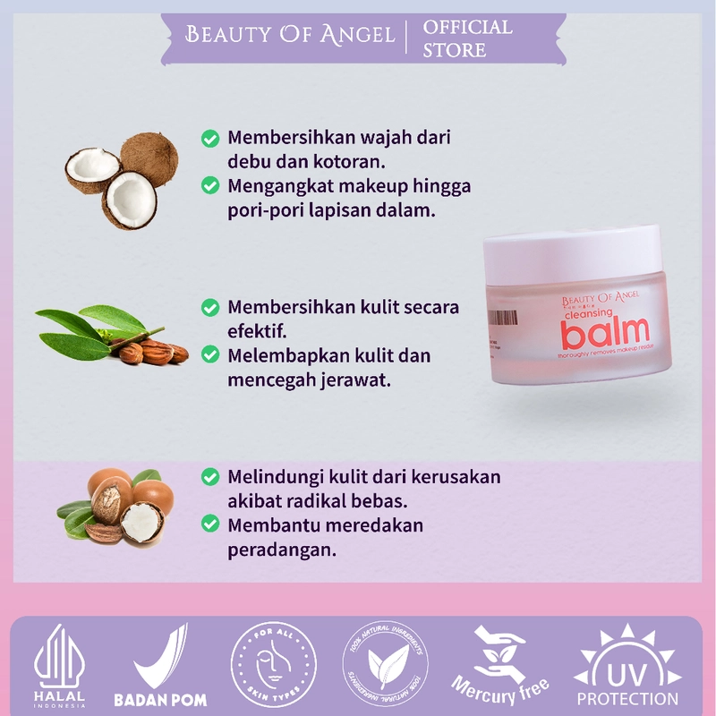 Product image Zero Cleansing Balm 50 ml BOA With Salicylic Acid, Tea Tree dan Centella Pembersih Wajah Make Up Remover Beauty Of Angel all variant all variant